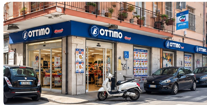 Rappresentazione illustrativa del punto vendita OTTIMO