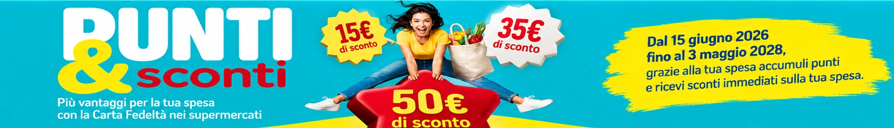 Punti e sconti: Fidelity Card OTTIMO, sconti immediati sulla spesa